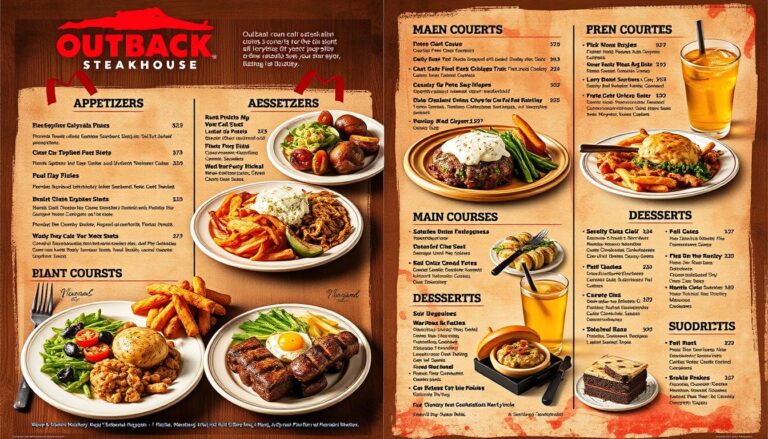 Outback Steakhouse Bloomington Menu