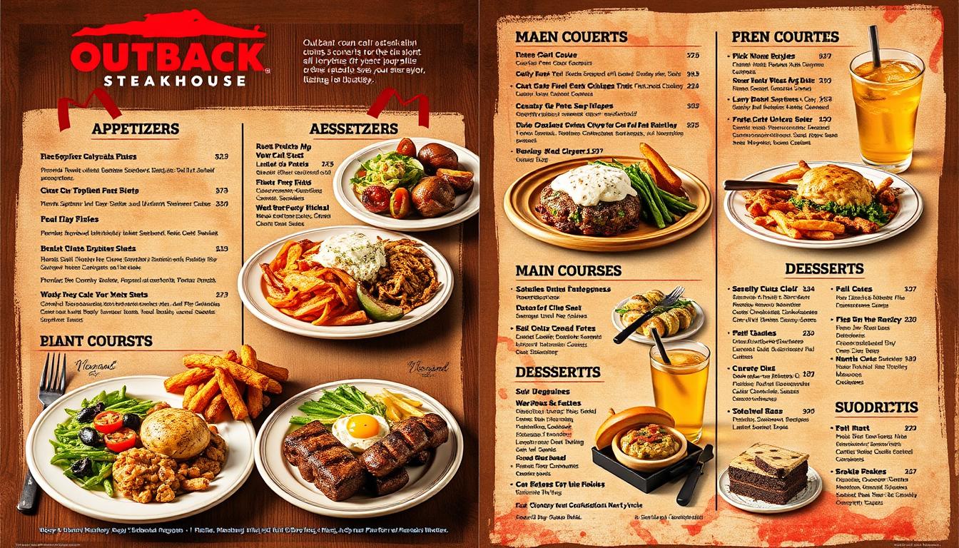 Outback Steakhouse Bloomington Menu