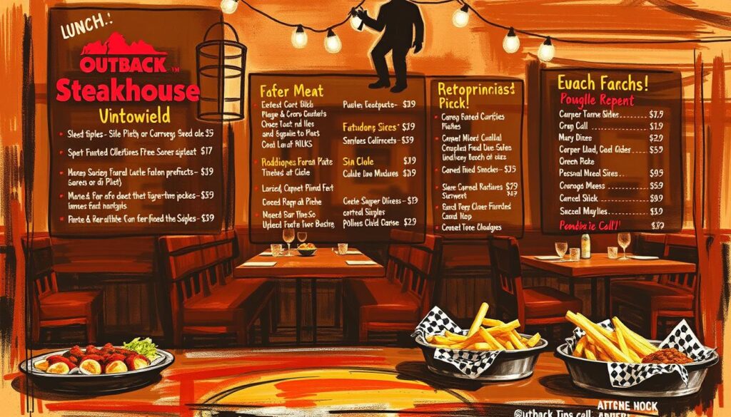 Outback Steakhouse lunch menu analysis Outback Steakhouse lunch menu analysis