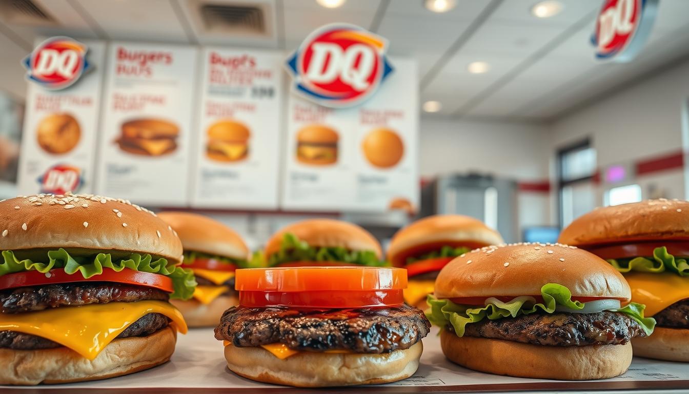 dairy queen burgers menu