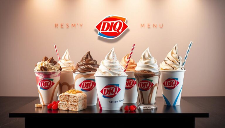 dairy queen ice cream menu