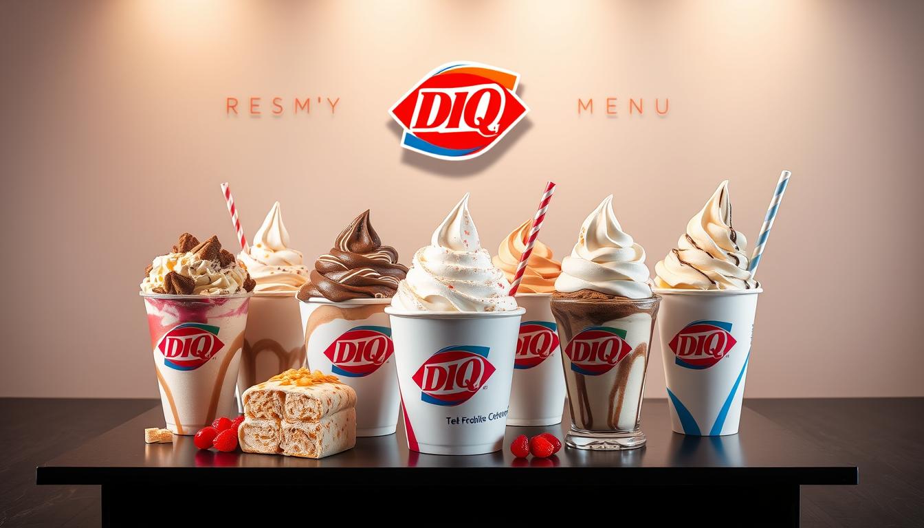 dairy queen ice cream menu