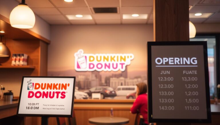 dunkin donuts hours