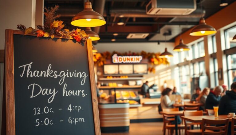 is dunkin donuts open on thanksgiving