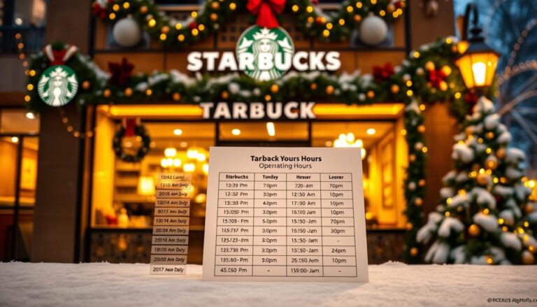 starbucks christmas hours